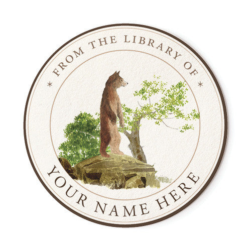 Bear Rock - Ex Libris Medallions