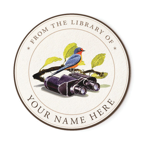 Birding - Ex Libris Medallions