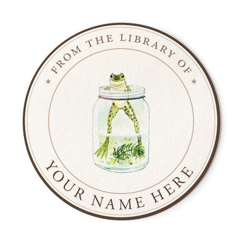 Frog - Ex Libris Medallions