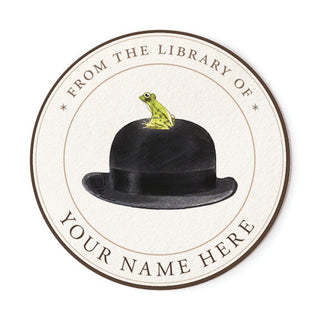 Gentleman Frog - Ex Libris Medallions