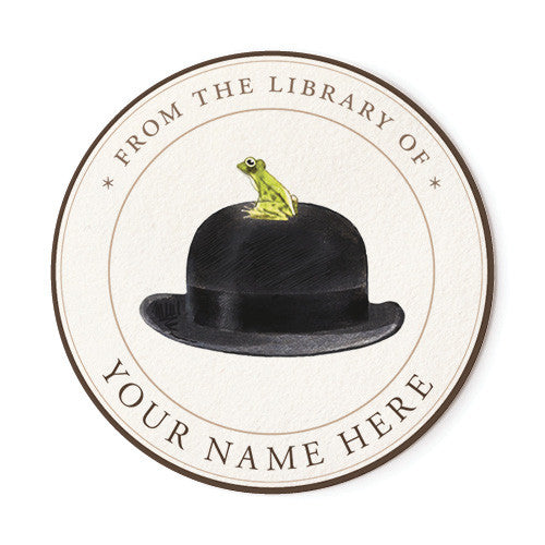 Gentleman Frog - Ex Libris Medallions