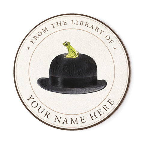 Gentleman Frog - Ex Libris Medallions
