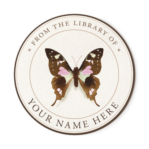 Le Papillon - Ex Libris Medallions