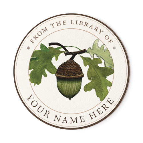 Acorn Stem - Ex Libris Medallions