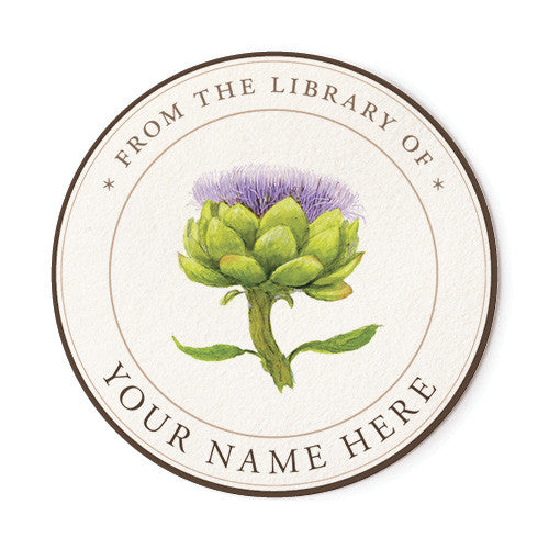 Artichoke Flower - Ex Libris Medallions