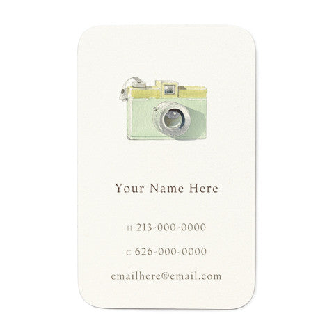 Retro Camera - Personal Calling Cards