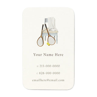 Tennis Racquets - Personal Calling Cards