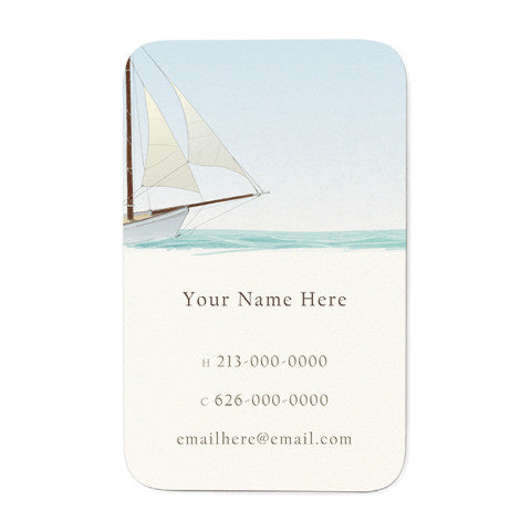 Set Sail - Personal Calling Cards