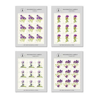 Violettes - Decorative Labels