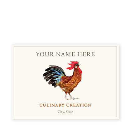 Rooster Rouge - Canning Labels