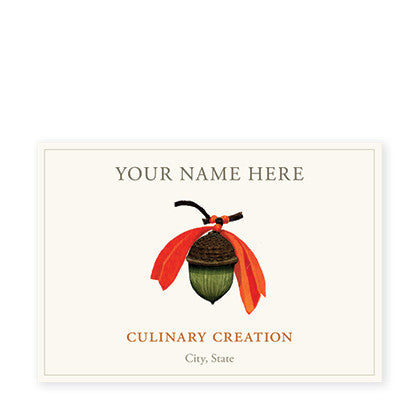Holiday Acorn - Canning Labels