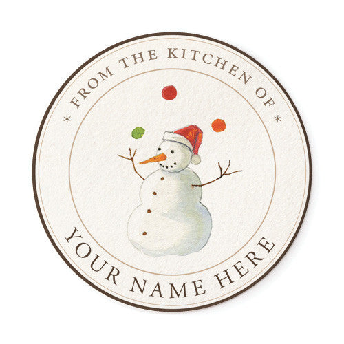 Talented Snowman - Chef Medallions