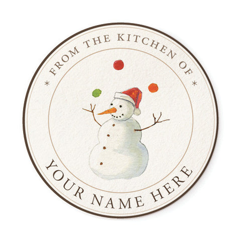 Talented Snowman - Chef Medallions