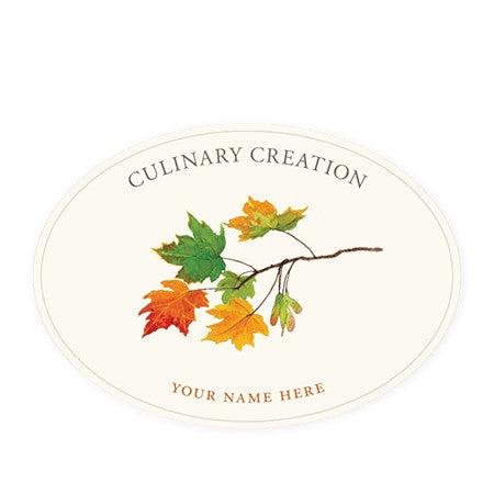 Turning Red - Oval Kitchen Labels