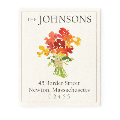 Kitchen Flowers - Return Address Labels