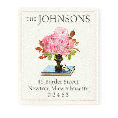More Roses - Return Address Labels