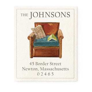 Reading Chair - Return Address Labels