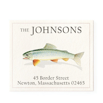 Speckled Trout - Return Address Labels