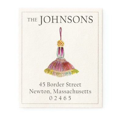 Royal Tassel - Return Address Labels