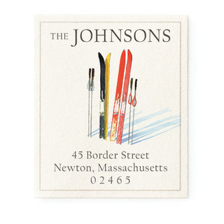 Ski Rest - Return Address Labels