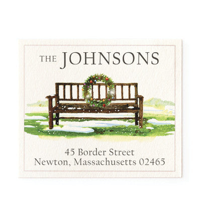 First Snow - Return Address Labels