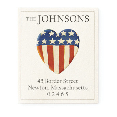 We Love Our Country - Return Address Labels