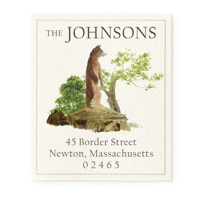 Bear Rock - Return Address Labels