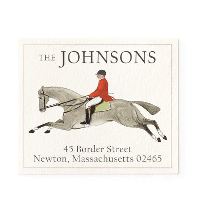 Red Hunter - Return Address Labels