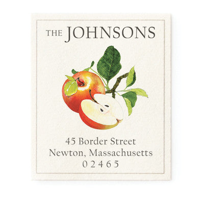 Apples: Return Address Labels | Felix Doolittle
