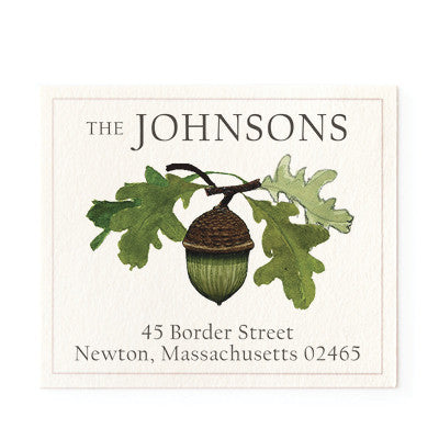 Acorn Stem - Return Address Labels