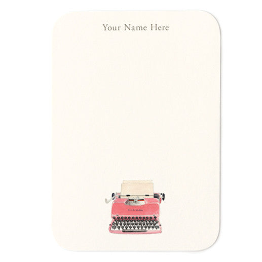 Retro Typewriter Small Note Cards by Felix Doolittle