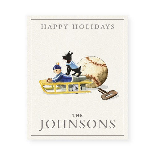 Toy Sled - Word Play Labels