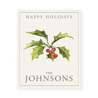 Christmas Holly - Word Play Labels