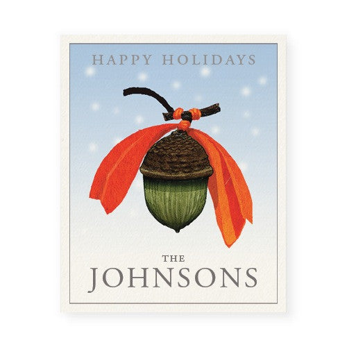 Holiday Acorn - Word Play Labels