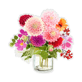 Autumn Dahlias - Vinyl Sticker