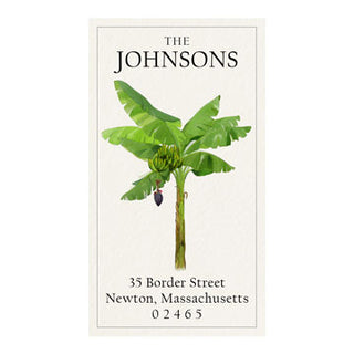 Banana Tree - Panoramic Return Address Labels