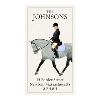 Black Rider - Panoramic Return Address Labels