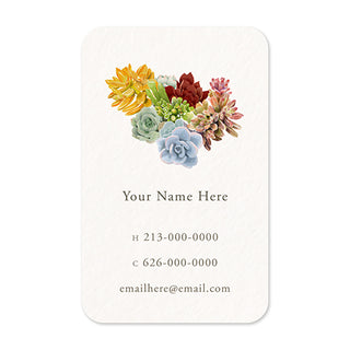Cactus Bouquet - Personal Calling Cards
