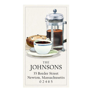 Coffee Break - Panoramic Return Address Labels