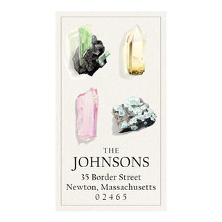 Crystals - Panoramic Return Address Labels