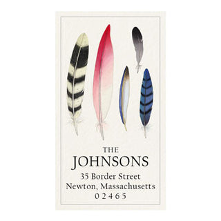 Feather Collection - Panoramic Return Address Labels