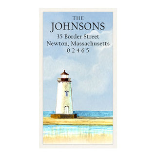 Lighthouse - Panoramic Return Address Labels