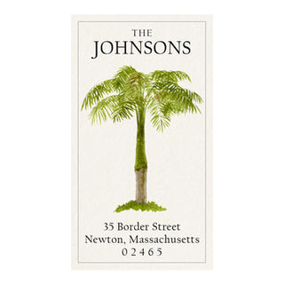 Royal Palm - Panoramic Return Address Labels