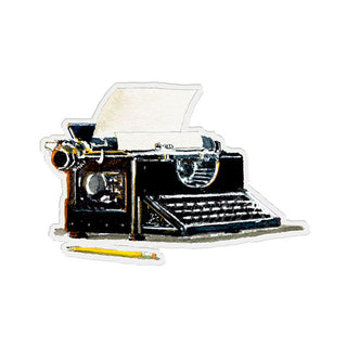 Vintage Typewriter - Vinyl Sticker